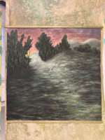 9. Fields, oil on canvas, 140 x 140